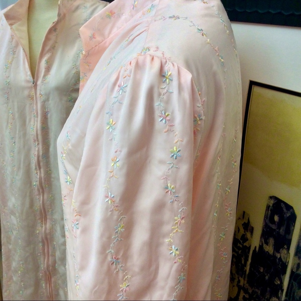 Vintage custom made house coat Robe